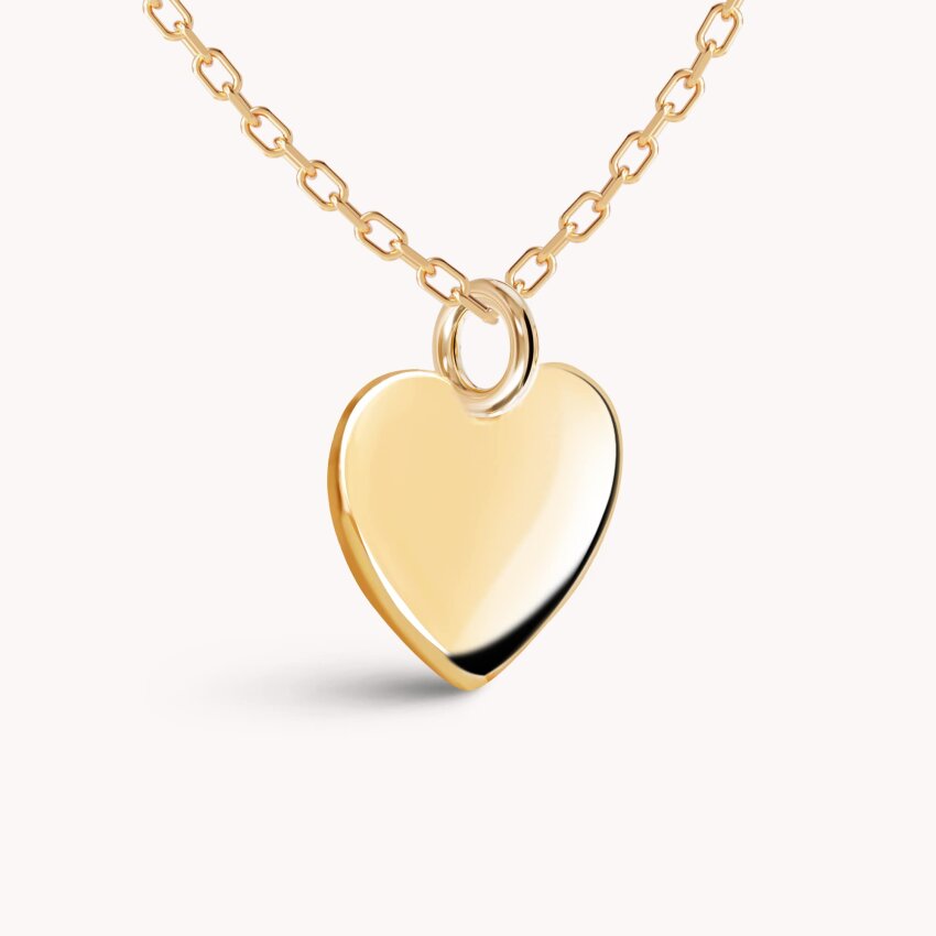 Zlatna ogrlica Elegantno srce