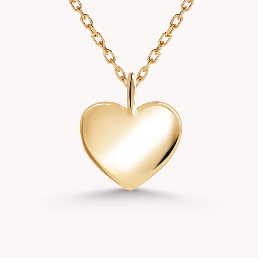 Zlatna ogrlica Elegantno srce
