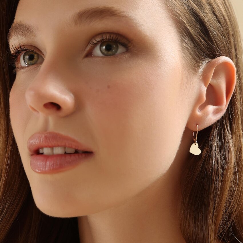 Zlatne naušnice Čisto srce
