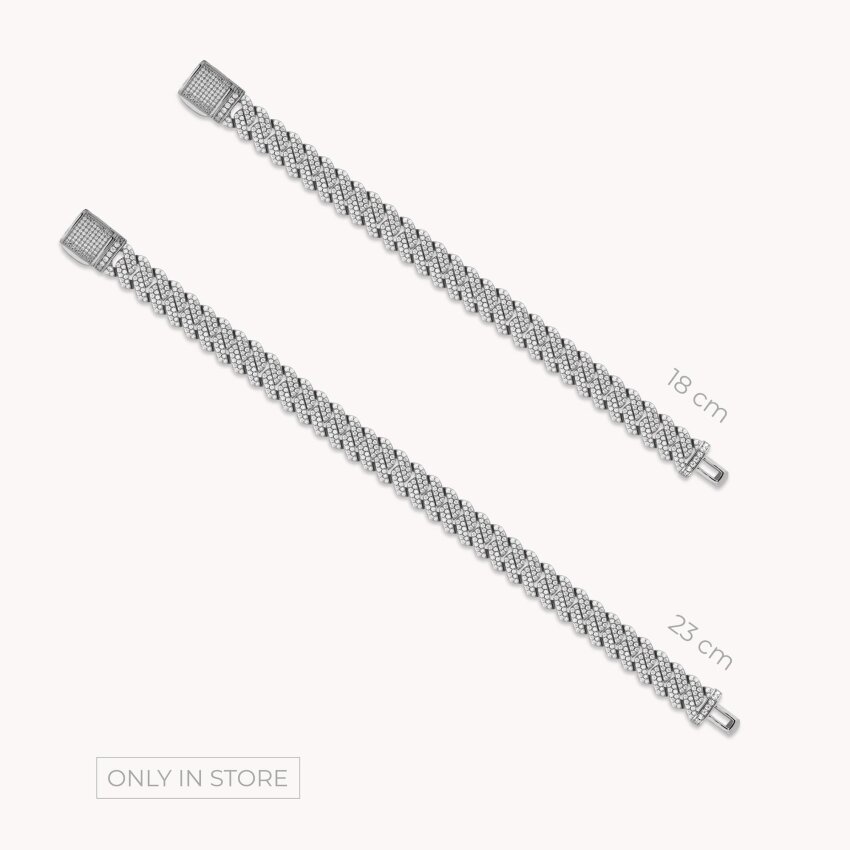 Srebrna narukvica Divan Sjaj