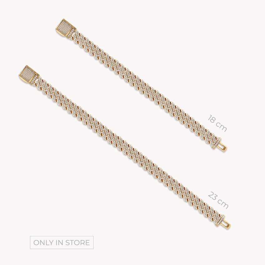 Srebrna narukvica Divan Sjaj pozlata