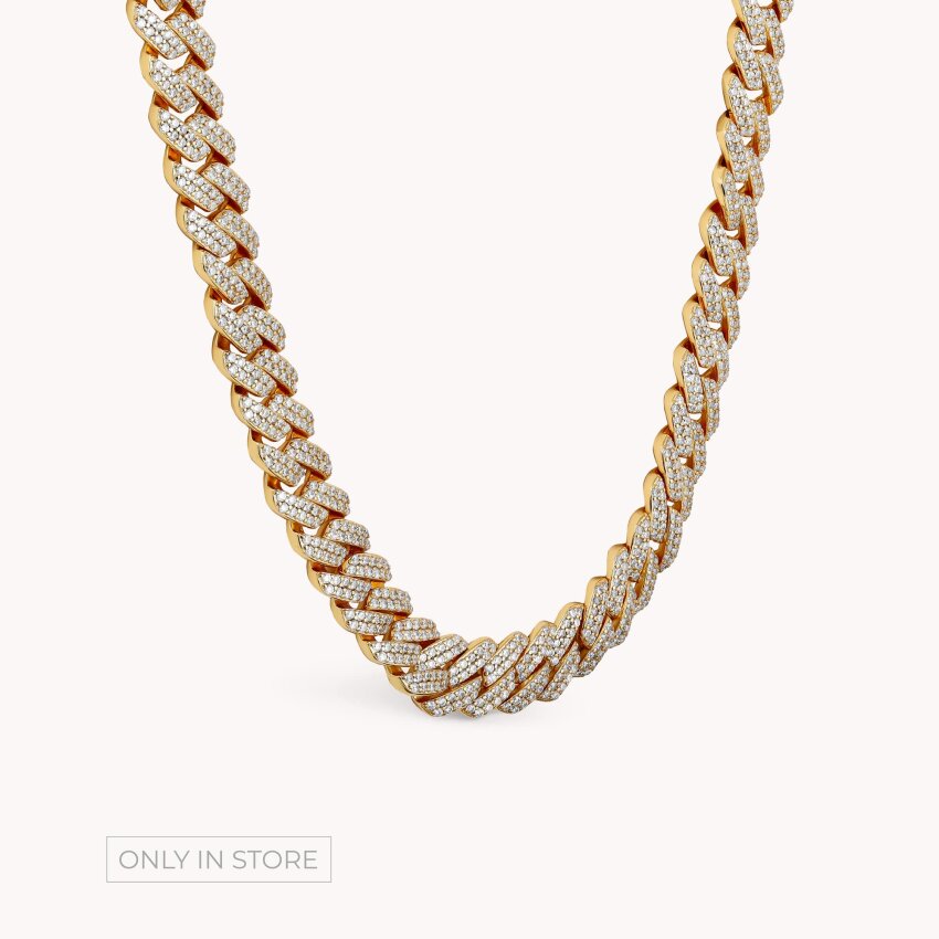 Srebrna ogrlica Divan Sjaj pozlata