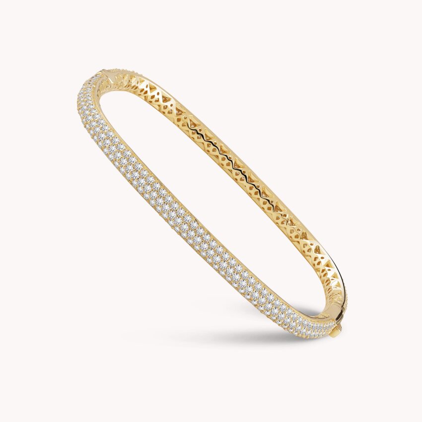 Srebrna narukvica Moć elegancije pozlata