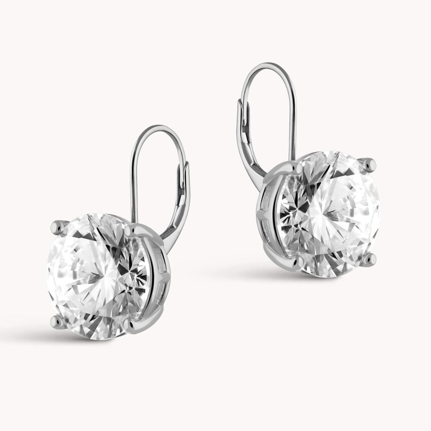 Srebrne naušnice Jednostavan sjaj