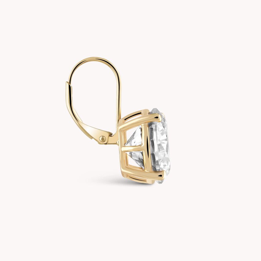 Srebrne naušnice Jednostavan sjaj pozlata