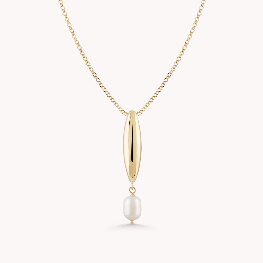 Srebrna ogrlica Biser elegancije