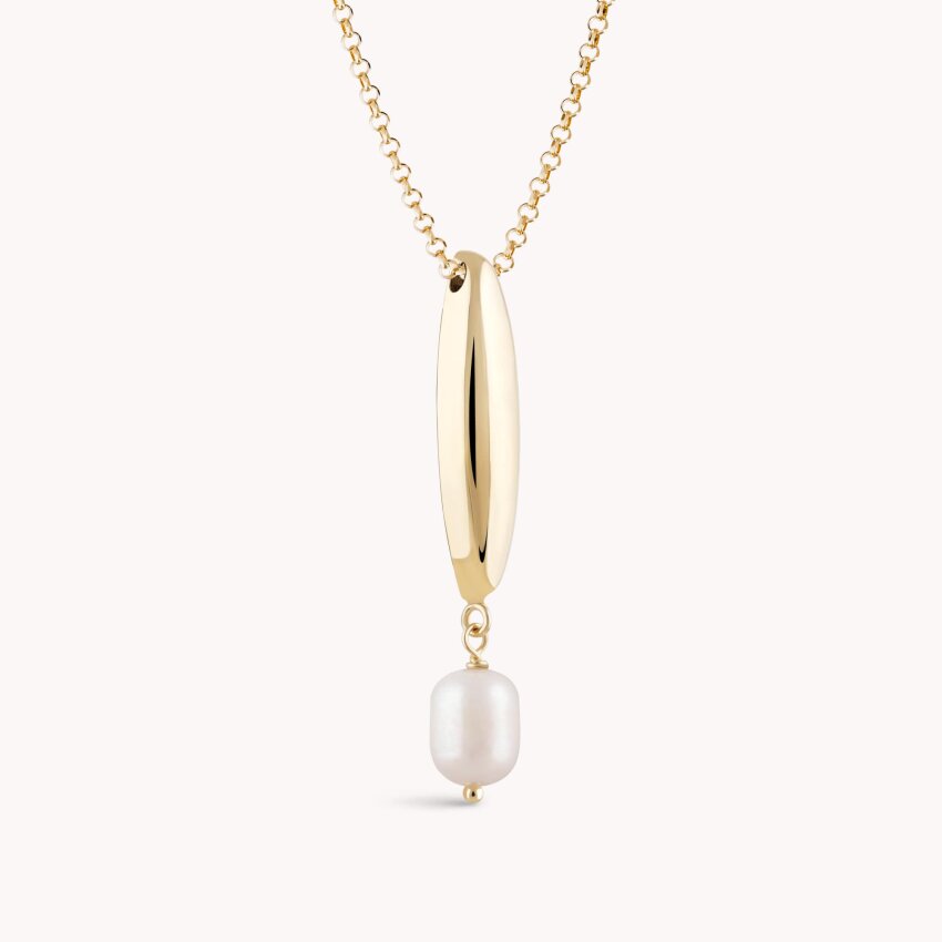 Srebrna ogrlica Biser elegancije