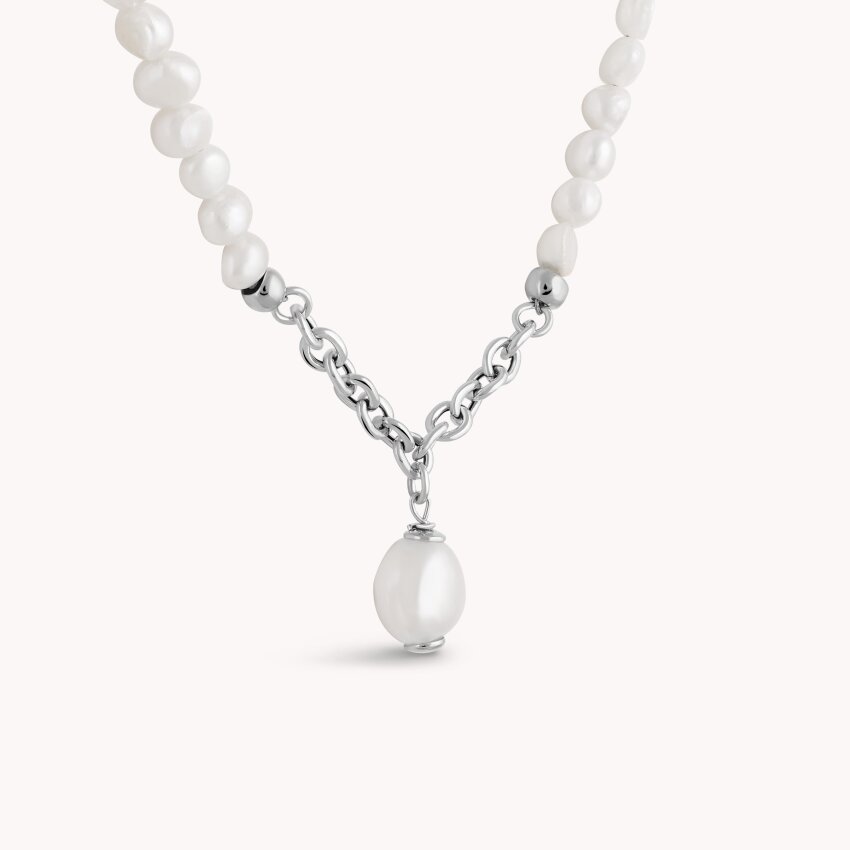 Srebrna ogrlica Biseri profinjenosti