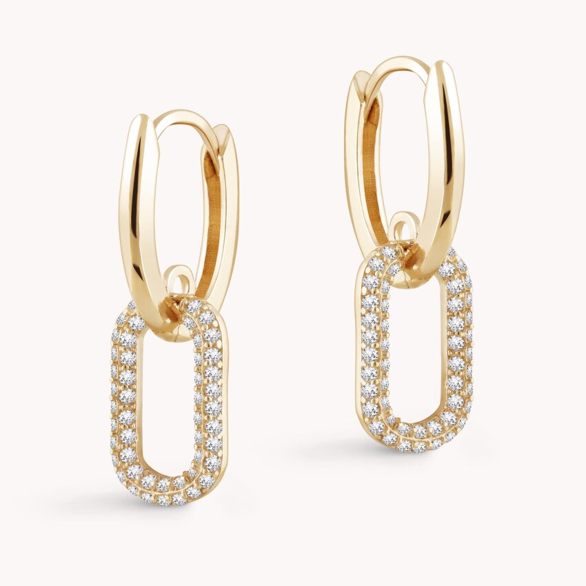 Zlatne naušnice Sjaj elegancije