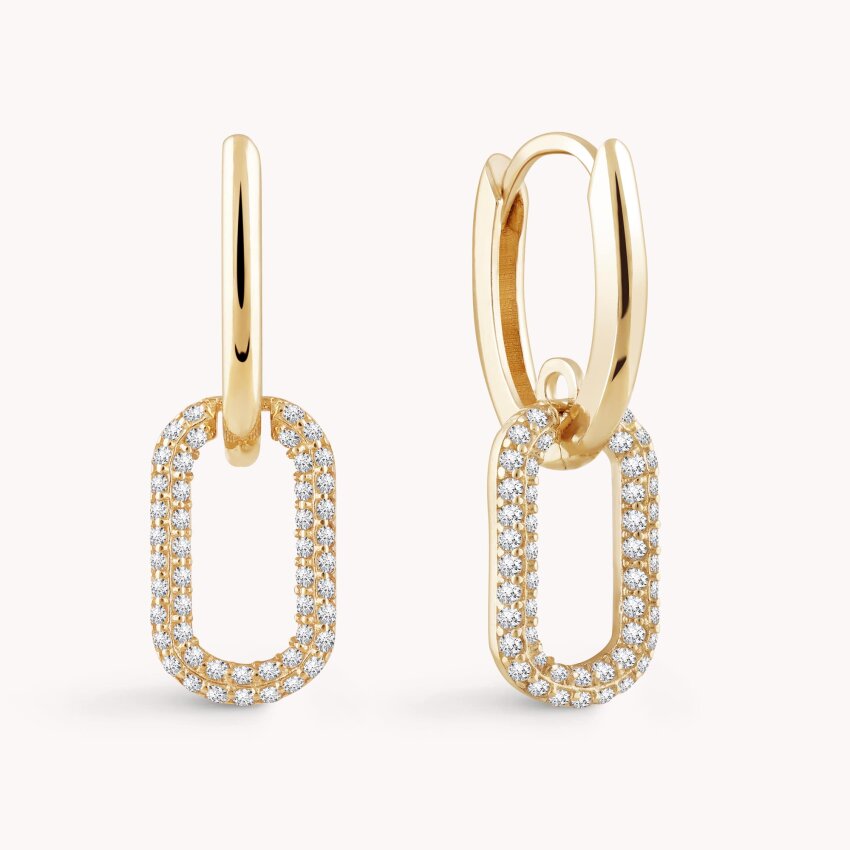 Zlatne naušnice Sjaj elegancije