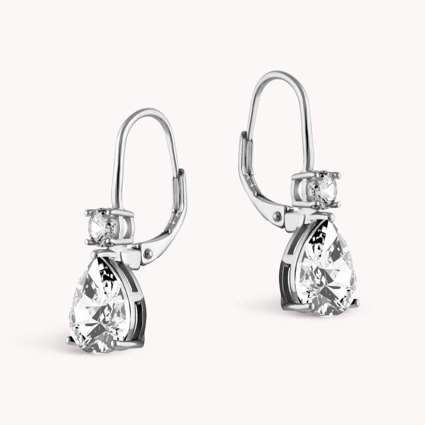 Srebrne naušnice Dvostruki sjaj