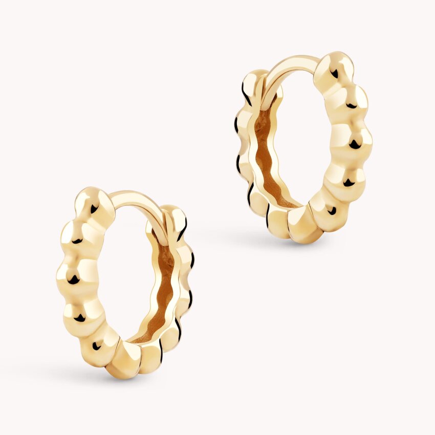 Zlatne naušnice alke Elegantna istaknutost