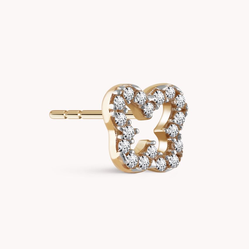 Zlatne naušnice Sjajni leptiri