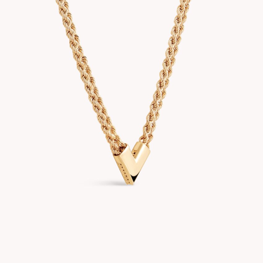 Zlatna ogrlica Raskošni plet