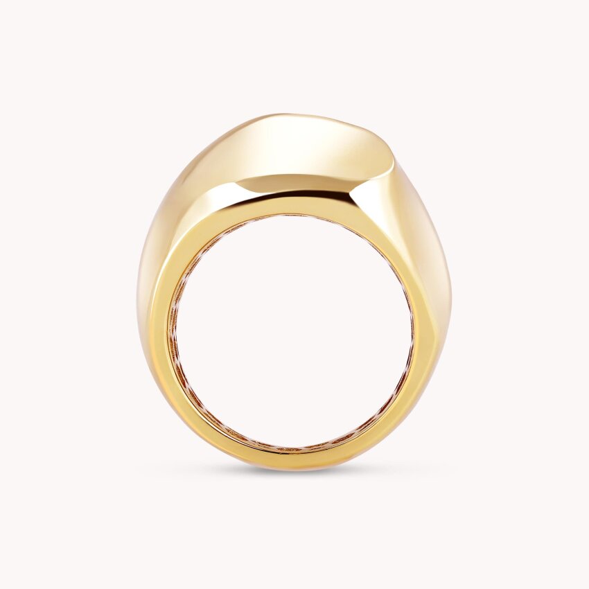 Srebrni prsten Odraz elegancije pozlata