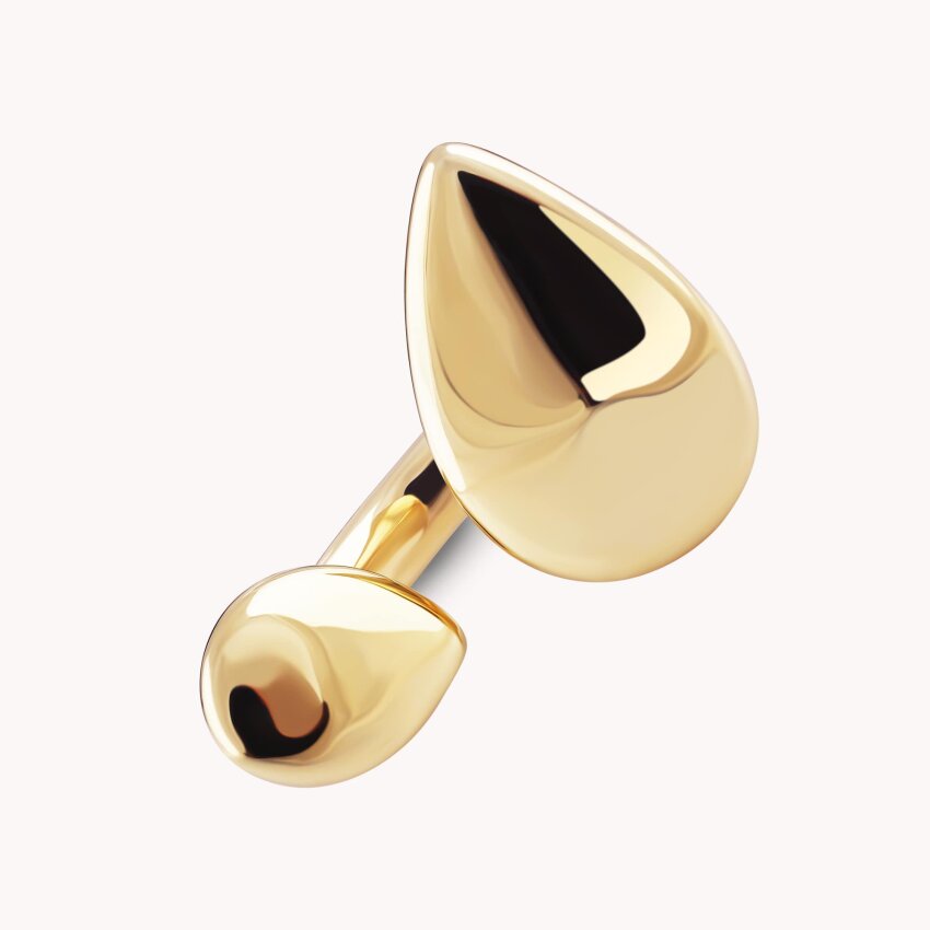 Srebrni prsten Odraz karaktera pozlata