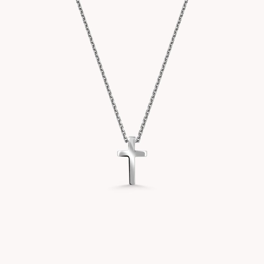 Zlatna ogrlica s decentnim privjeskom križa