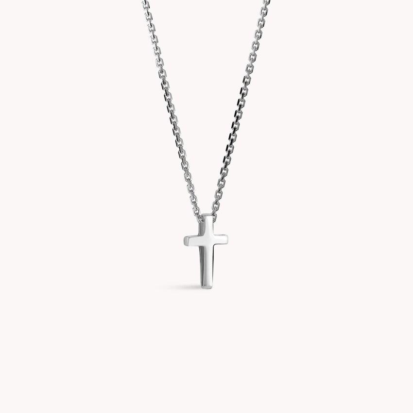 Zlatna ogrlica s decentnim privjeskom križa