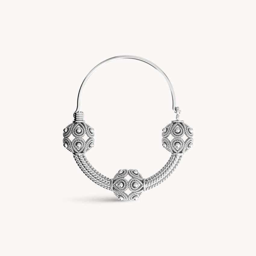 Srebrne naušnice Slavonski ukras