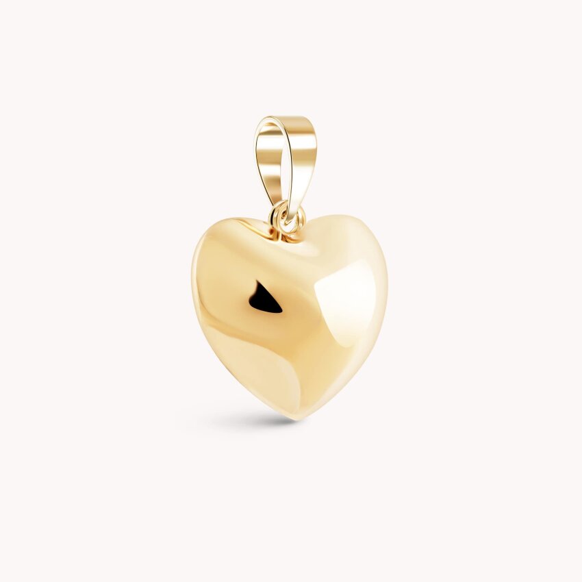 Zlatni privjesak Elegantno srce