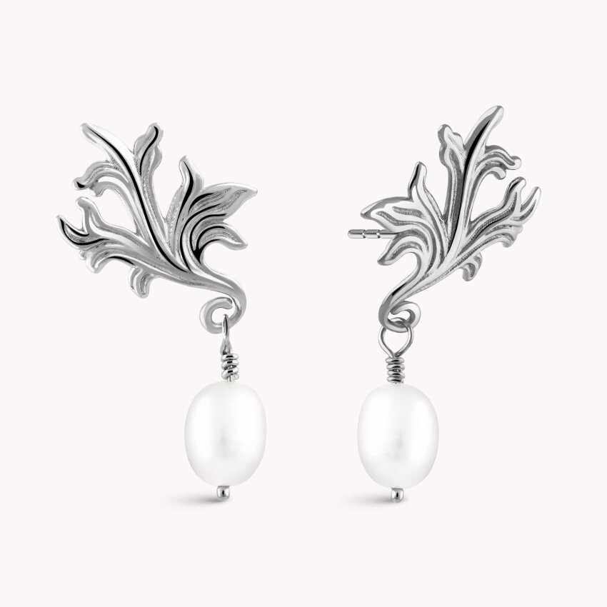 Srebrne naušnice Biser tradicije