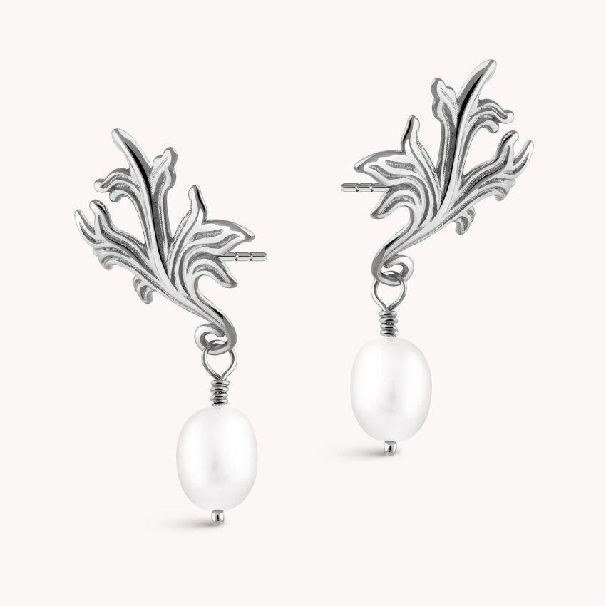 Srebrne naušnice Biser tradicije