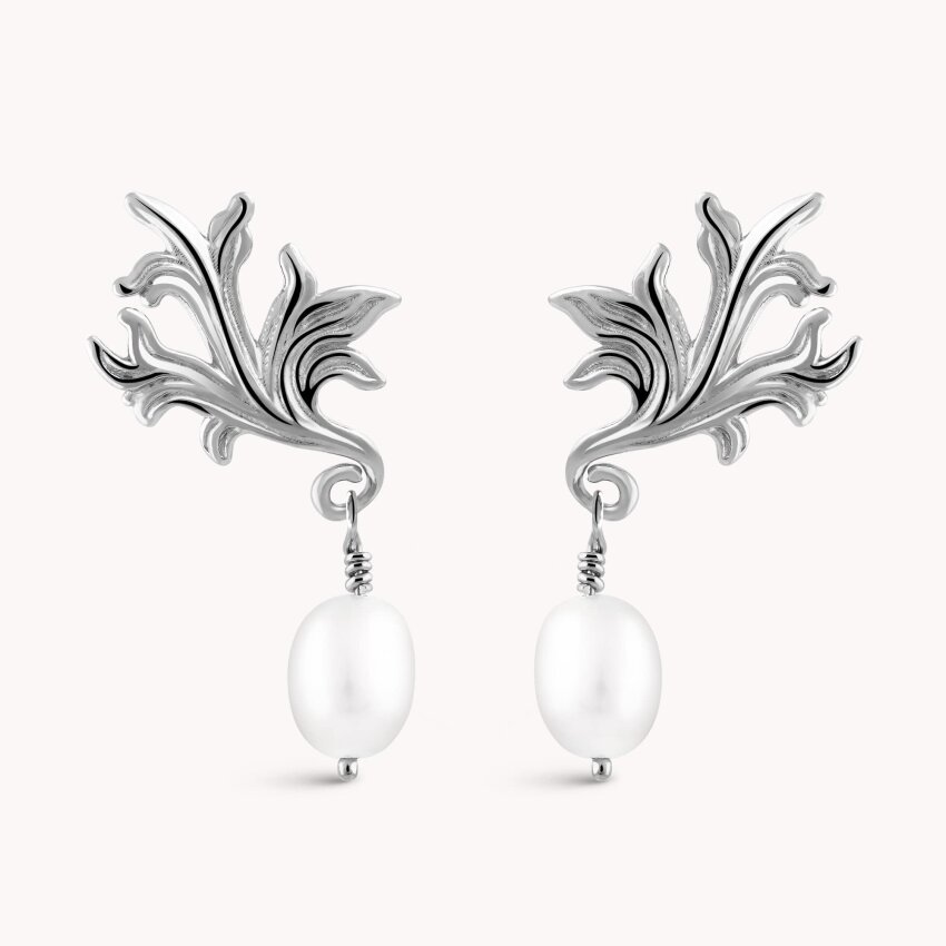 Srebrne naušnice Biser tradicije