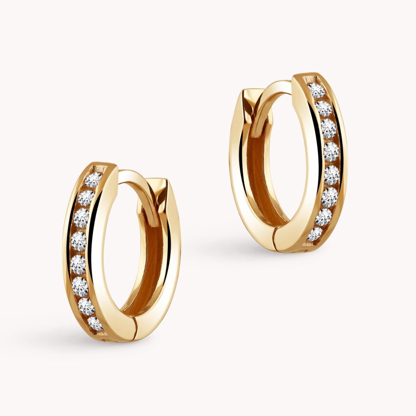 Zlatne naušnice alke Linija sjaja