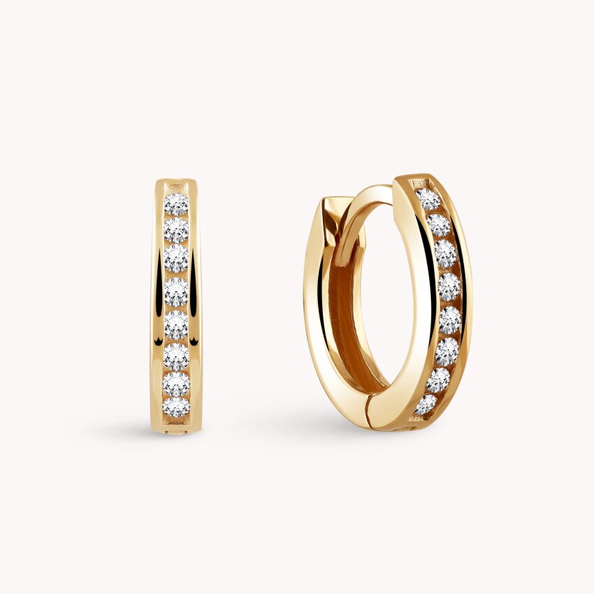 Zlatne naušnice alke Linija sjaja