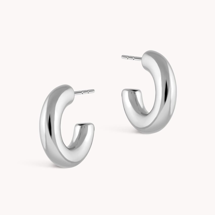Srebrne naušnice alke Moderna klasika