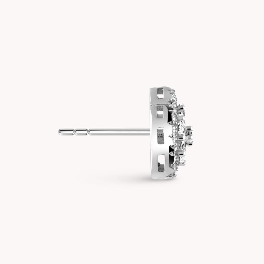 Srebrne naušnice Sjajni cvijet