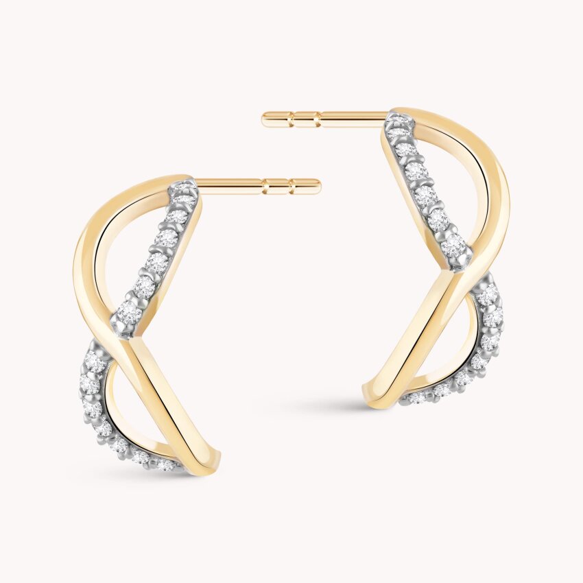 Zlatne naušnice Beskonačnost sjaja