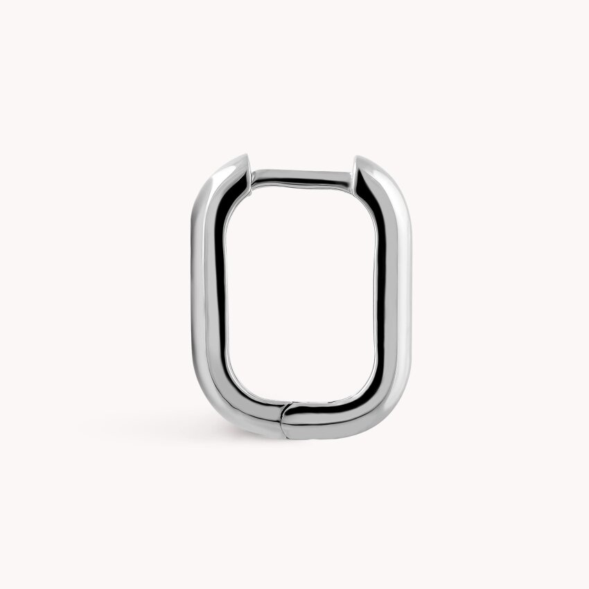 Zlatne naušnice alke Pravokutni dizajn