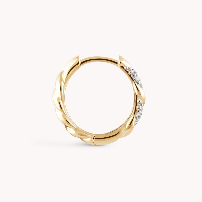 Zlatne naušnice alke Linije sjaja