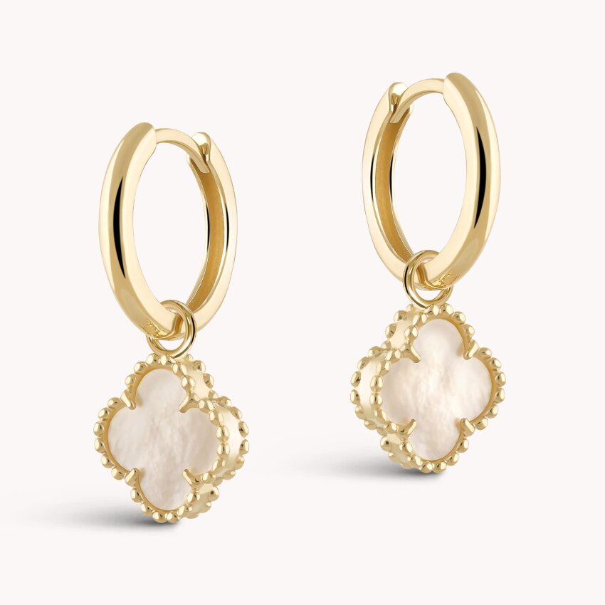 Zlatne naušnice Djetelina ljepote