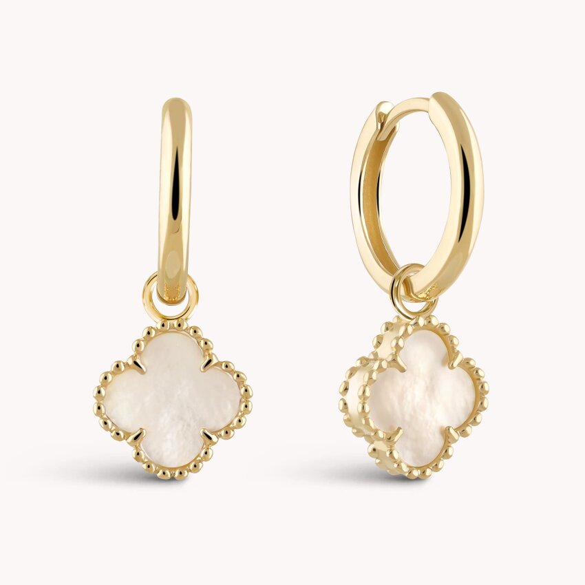 Zlatne naušnice Djetelina ljepote