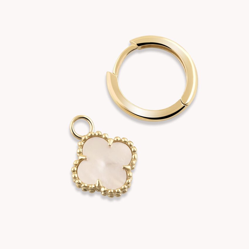 Zlatne naušnice Djetelina ljepote