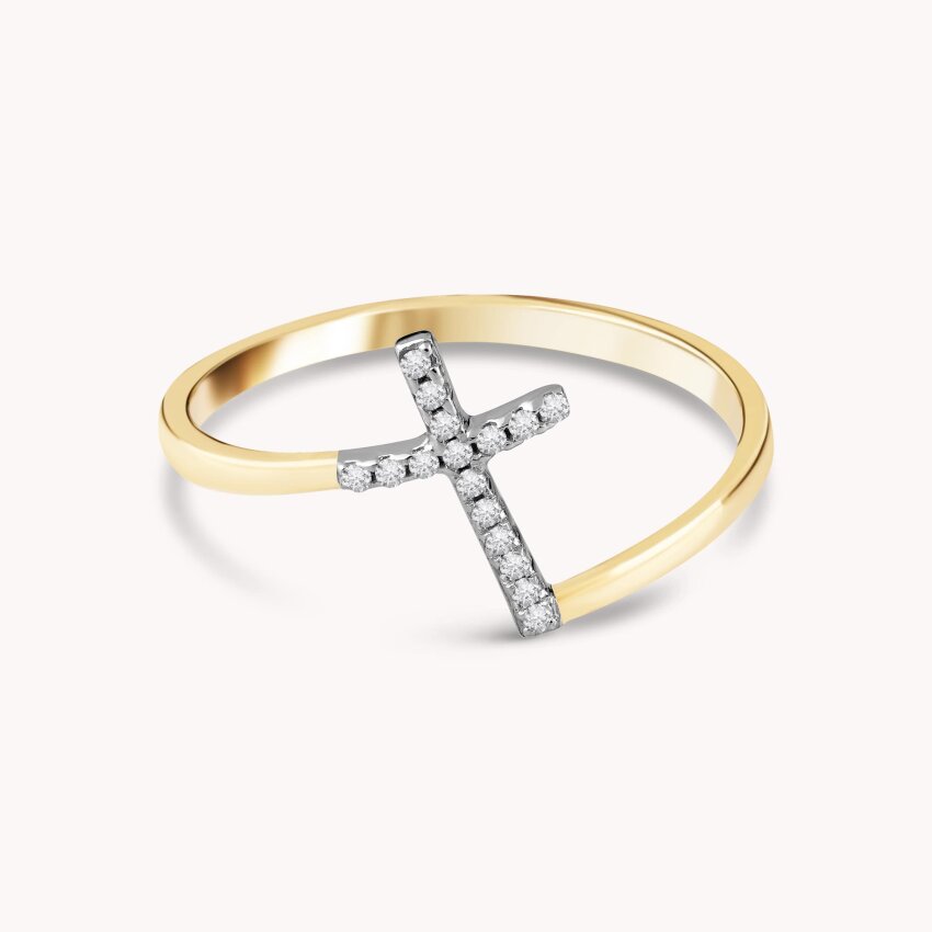 Zlatni prsten Sjajni križić