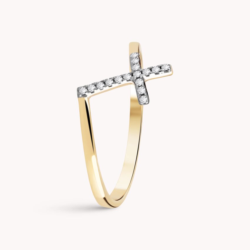 Zlatni prsten Sjajni križić