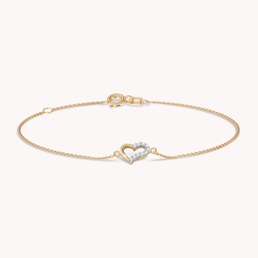 Zlatna narukvica Odraz srca