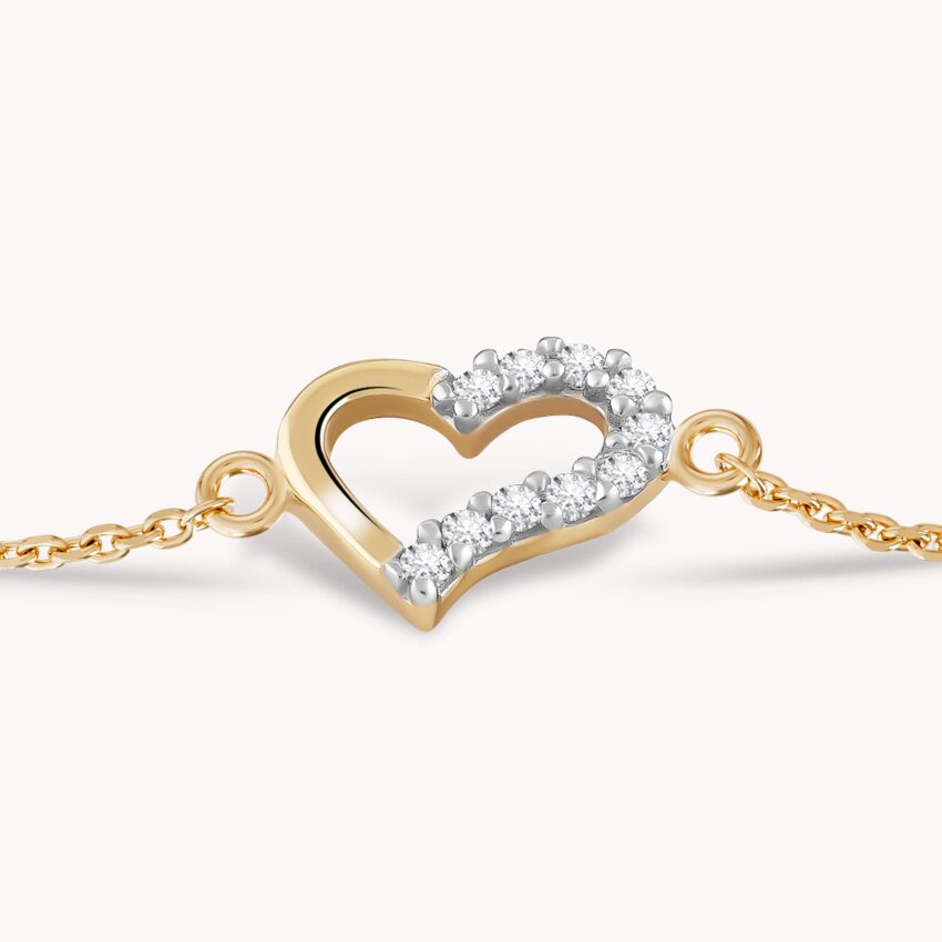 Zlatna narukvica Odraz srca