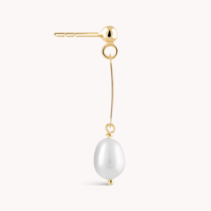 Zlatne naušnice Biser otmjenosti