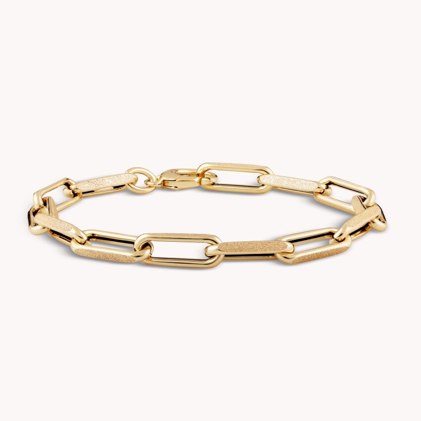 Zlatna narukvica Karike elegancije