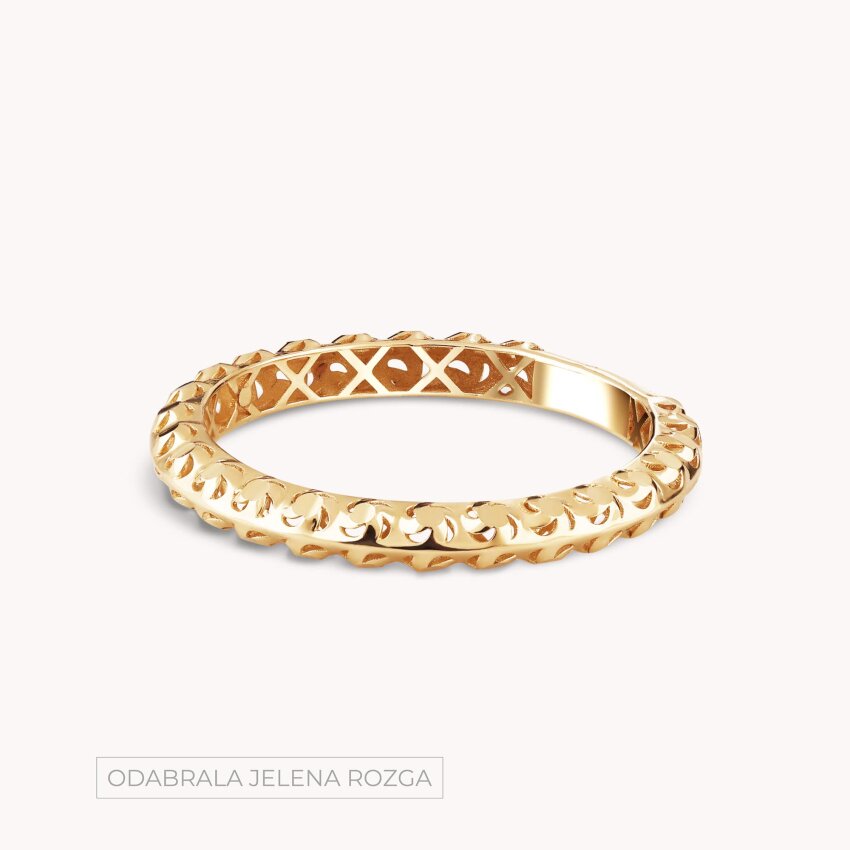 Zlatni prsten Elegantni odraz