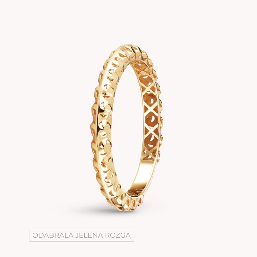 Zlatni prsten Elegantni odraz