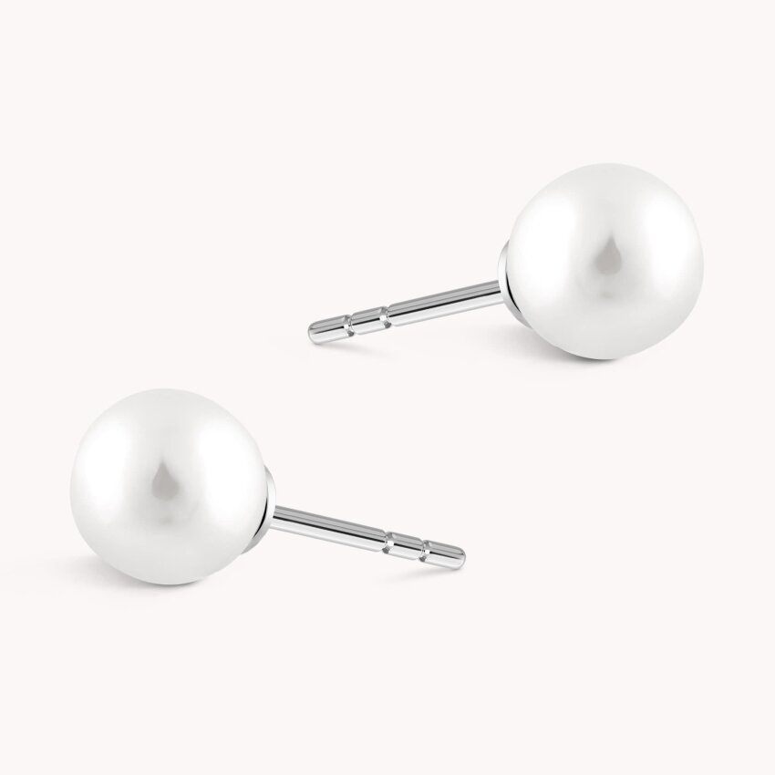 Zlatne naušnice Biser jednostavnosti Large