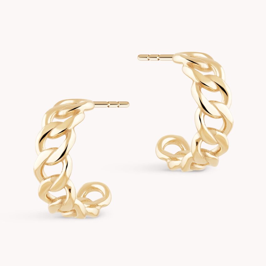 Zlatne naušnice Linija glamura