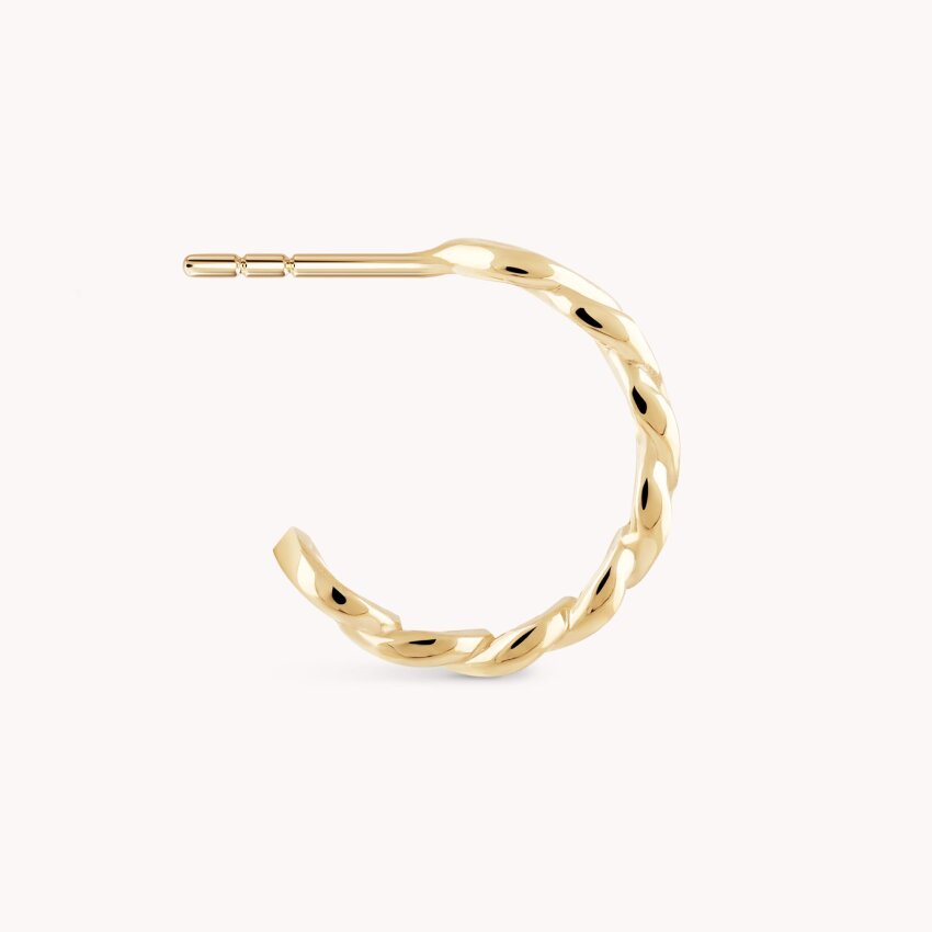 Zlatne naušnice Linija glamura