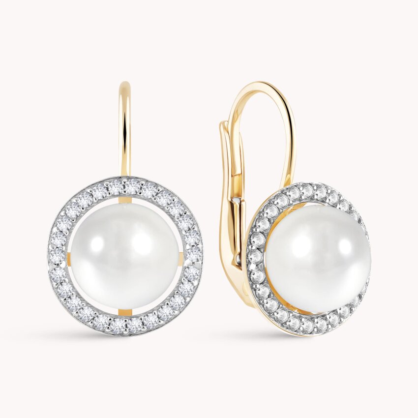 Zlatne naušnice Biser sjajne odvažnosti