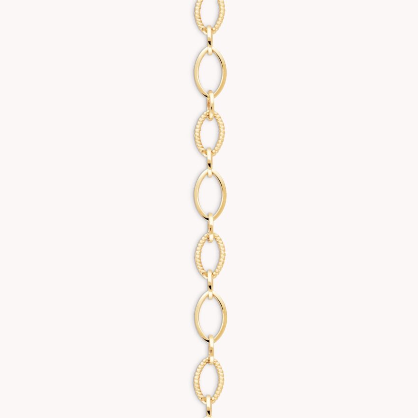 Zlatna narukvica Profinjene karike